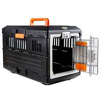 Складная клетка-переноска для животных IRIS alice Pet Folding Box FC670 Black (Черный) — фото