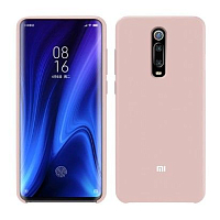 Силиконовый чехол Silicone Cover для Xiaomi Mi 9T/Redmi K20 (Розовый) — фото