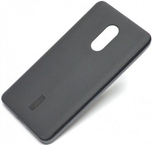 Каучуковый чехол Cherry Black для Xiaomi Note 4X (Черный) — фото