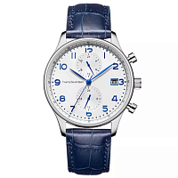 Кварцевые часы TwentySeventeen Light Business Quartz Watch Blue (Синие) — фото