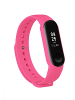 Силиконовый ремешок для Xiaomi Mi Band 5/6 (Розовый) — фото