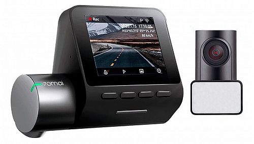 Видеорегистратор Xiaomi 70Mai Dash Cam Pro Plus A500S GPS (2 камеры) — фото