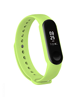 Силиконовый ремешок для Xiaomi Mi Band 5/6 (Салатовый) — фото