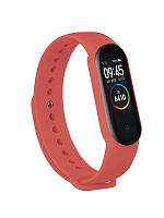 Силиконовый ремешок для Xiaomi Mi Band 5/6 (Коралловый) — фото